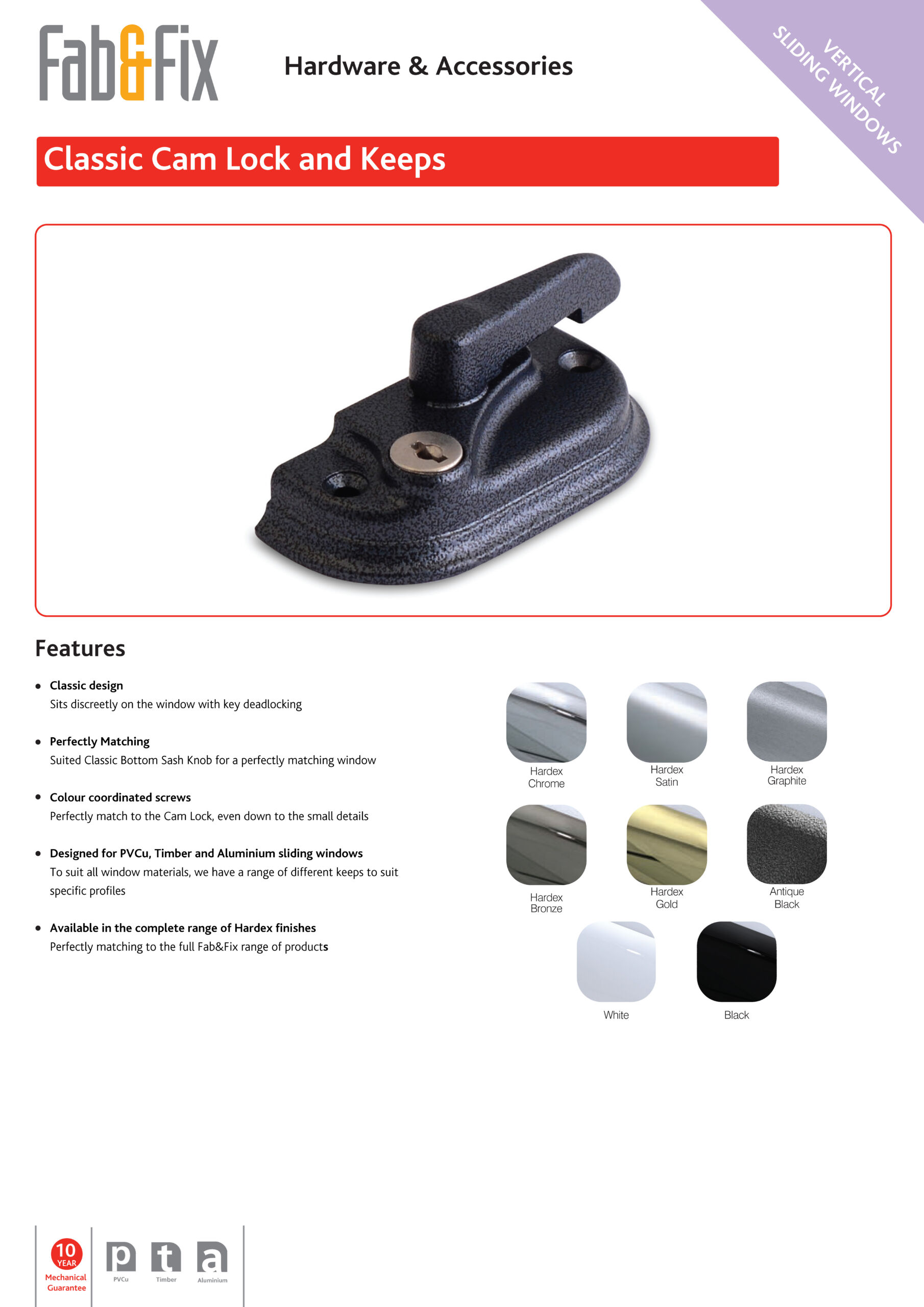 Datasheet - Cam Lock and Keeps_Page_1